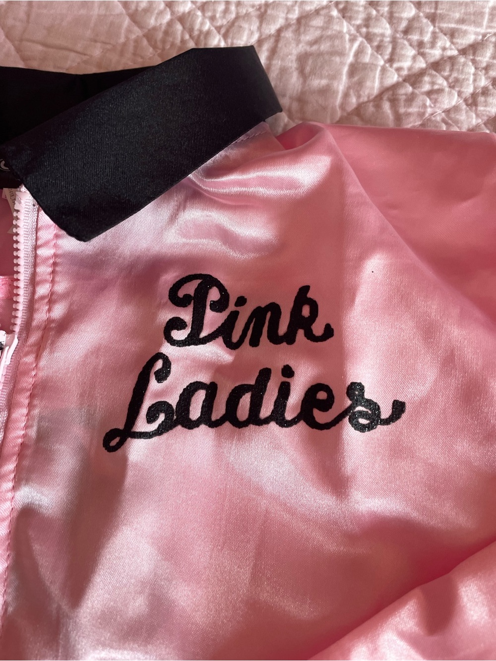 Pink Ladies Satin Jacket from the Movie Grease